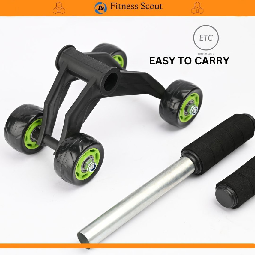 Fitness Scout 4 Wheels Power Wheel Triple Abdominal Roller Abs Workout Fitness Machine Gym Ab Exerciser Buy Fitness Scout 4 Wheels Power Wheel Triple Abdominal Roller Abs Workout Fitness Machine Gym
