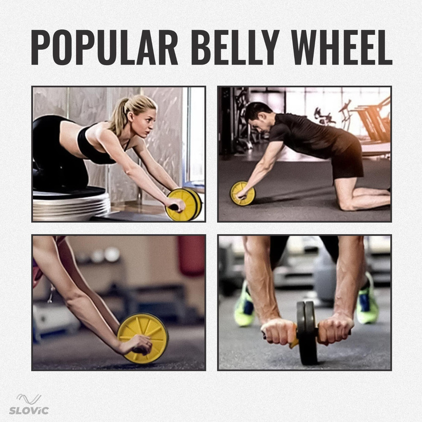 SLOVIC Double Wheel Ab Roller Gym For Exercise Fitness Equipment Ab Exerciser Buy SLOVIC Double Wheel Ab Roller Gym For Exercise Fitness Equipment Ab Exerciser Online at Best Prices in India
