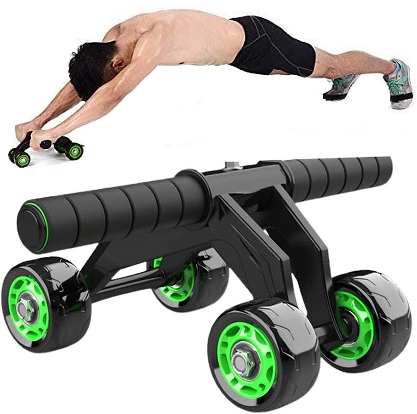Manogyam 4 Power Wheel Triple Abdominal Roller Workout Fitness Machine Gym Ab Exerciser Buy Manogyam 4 Power Wheel Triple Abdominal Roller Workout Fitness Machine Gym Ab Exerciser Online at Best Price...