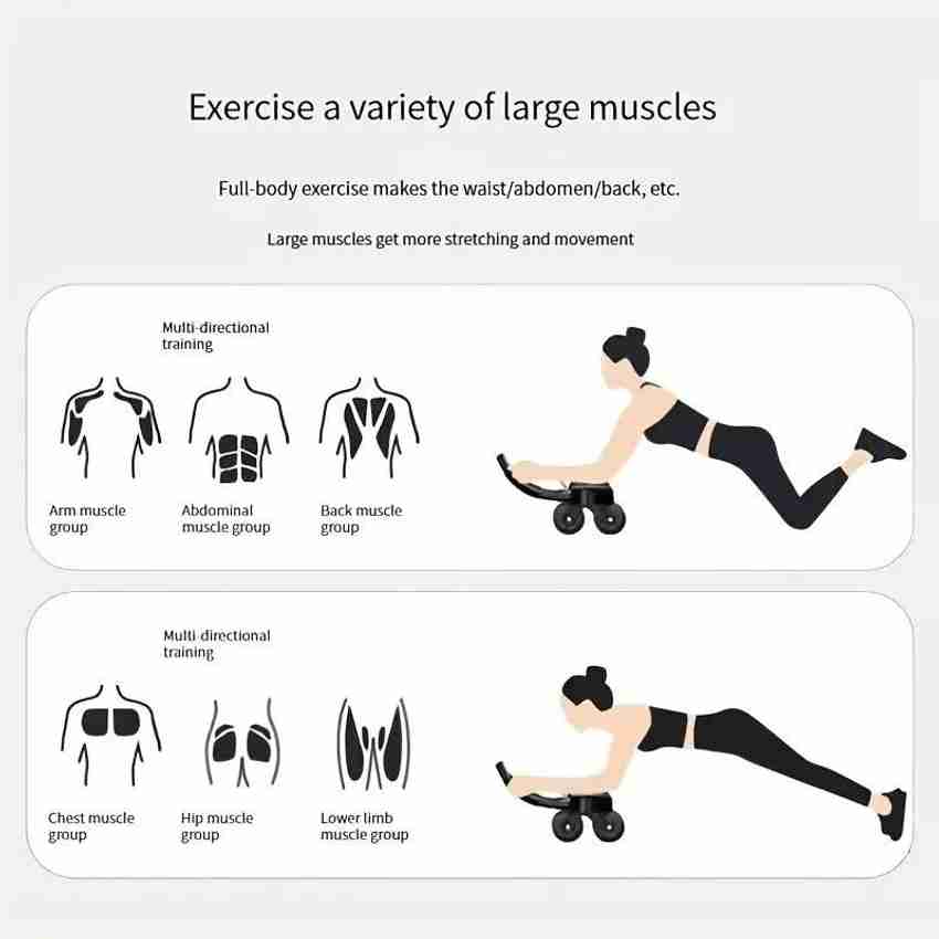 Buy HRK New Ab roller Wheel Automatic Rebound 2 In 1 For Abs Workout Ab Exerciser Ab Exerciser Online at Best Prices in India Sports Fitness Flipkart