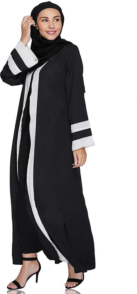 Black and white abaya designs online