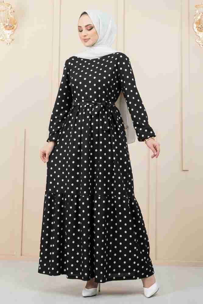 Polka best sale dot abaya