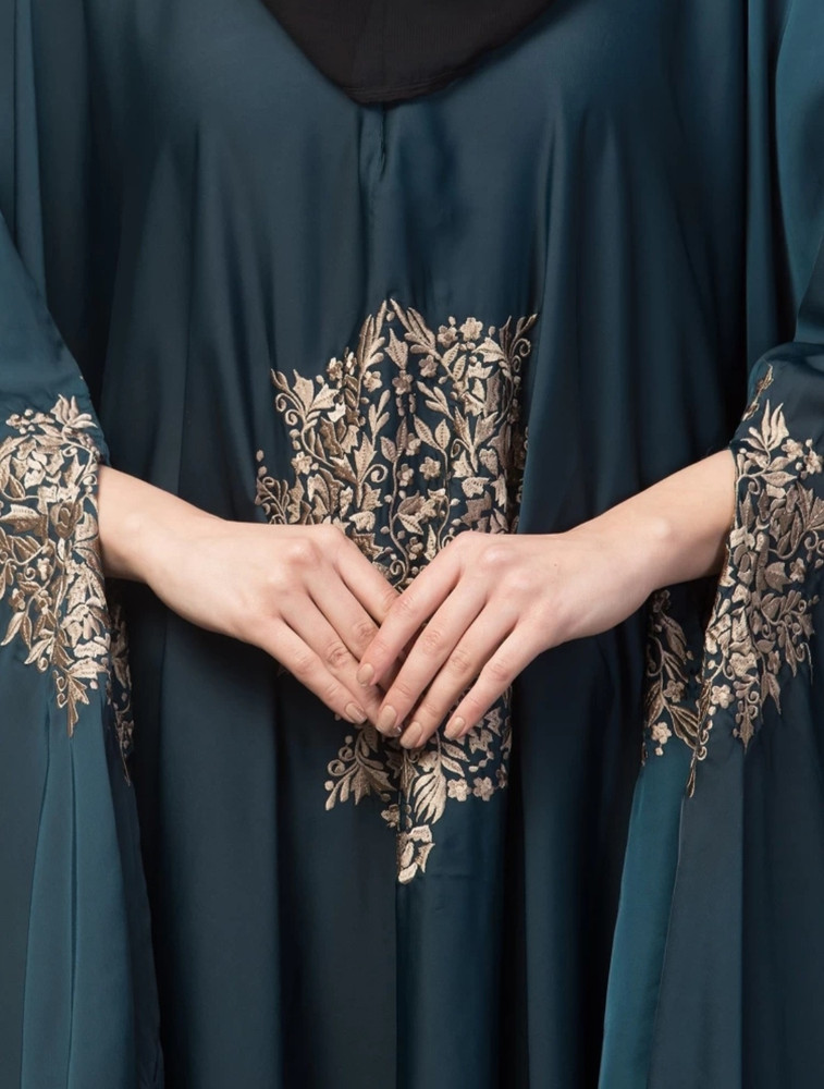 Bhumi fab Latest designer party wear abaya with embroidered for