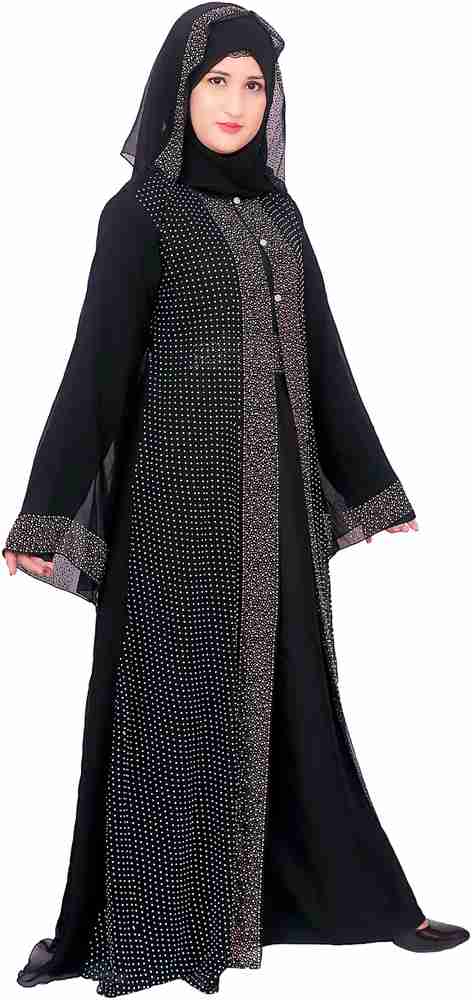 Bridal hot sale abaya black
