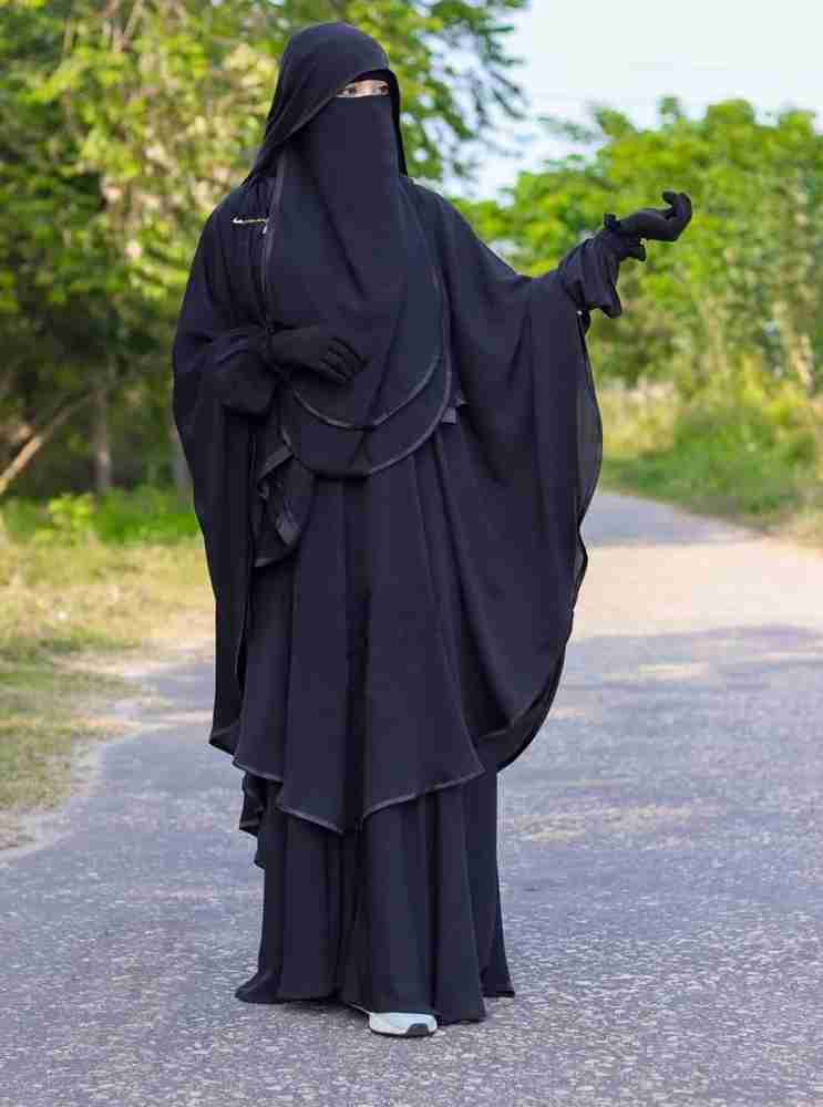 Abaya with frills hot sale