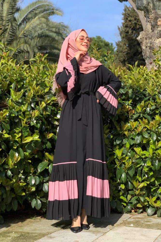 black rose Nida Matte Solid Burqa With Hijab Price in India Buy