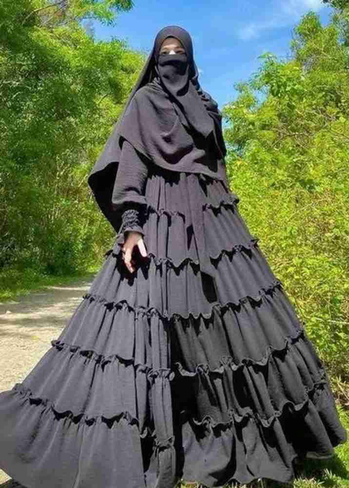 Dubai Collection Cotton Blend Solid Burqa With Hijab Price in India Buy Dubai Collection Cotton Blend Solid Burqa With Hijab online at Flipkart