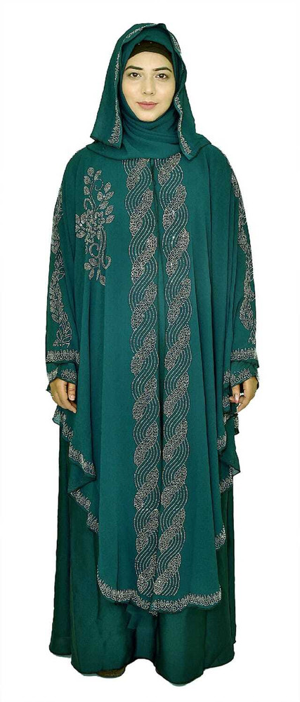 NBA Enterprises Georgette Self Design Abaya With Hijab Price in India Buy NBA Enterprises Georgette Self Design Abaya With Hijab online at Flipkart