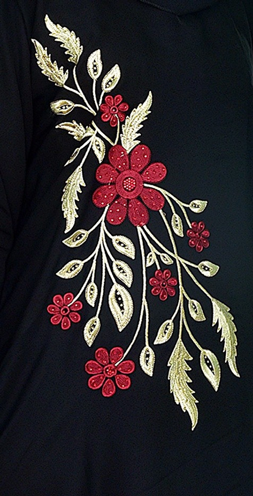 Embroidery burqa designs clearance