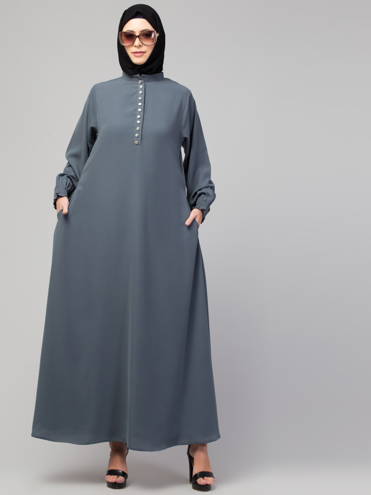 HIZFASON women double side pocket stylish wear simple abaya Kashibo Burqa With Hijab Price in India Buy HIZFASON women double side pocket stylish wear simple abaya Kashibo Burqa With Hijab online