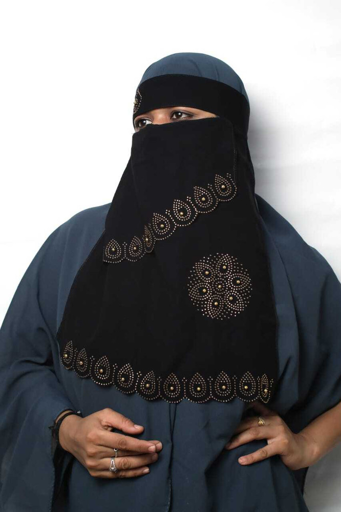 AAROHI ENTERPRISES SHOP Chiffon Self Design Burqa Price in India