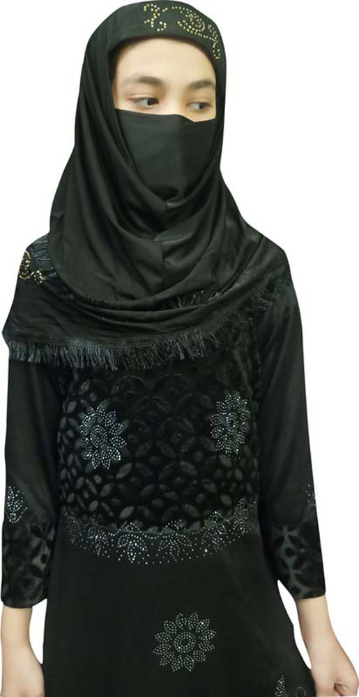 shophome Velvet Self Design Burqa With Hijab Price in India Buy shophome Velvet Self Design Burqa With Hijab online at Flipkart