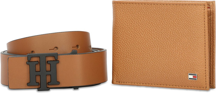 Tommy hilfiger wallet and belt combo hot sale