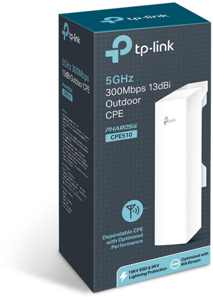 White TP-Link Outdoor Wireless Access Pointer CPE CPE610 at Rs