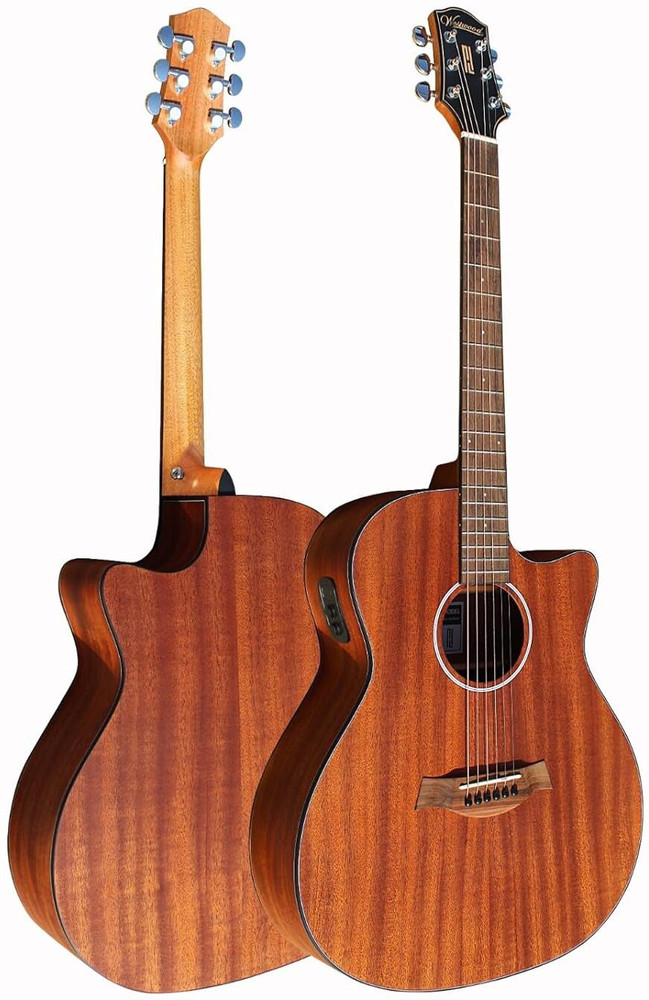 Westwood GA 10E Mahogany Electro Acoustic Guitar Solid Wood