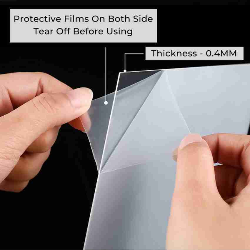 Transparent Clear PVC Plastic Sheet 0.4mm 0.5mm 1mm 2mm 3mm 4mm Various  Sizes 
