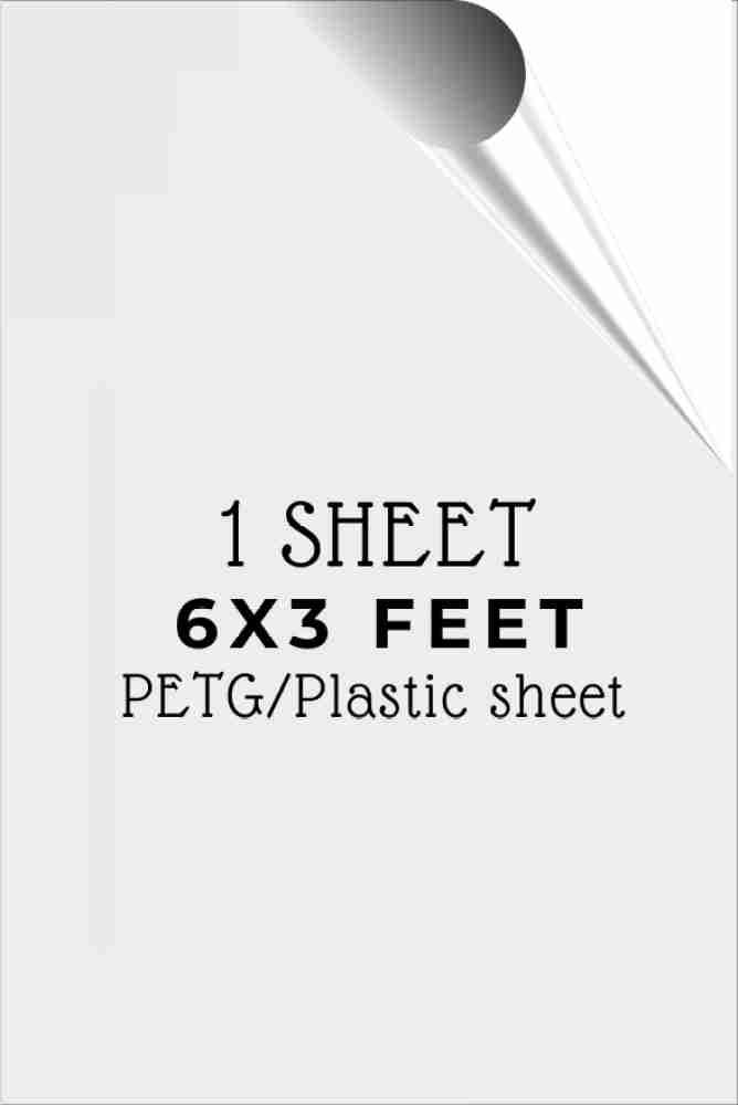 I-Birds Enterprises Clear Transparent PVC Plastic Sheet With Double Sided  Protective Film (6X3 Feet) 72 inch Acrylic Sheet Price in India - Buy  I-Birds Enterprises Clear Transparent PVC Plastic Sheet With Double