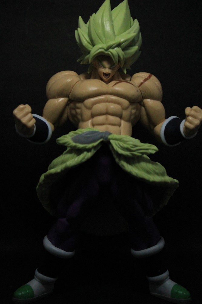 Anime Dragon Ball Z Super Saiyan 4 Broly Dark Big Figure Action