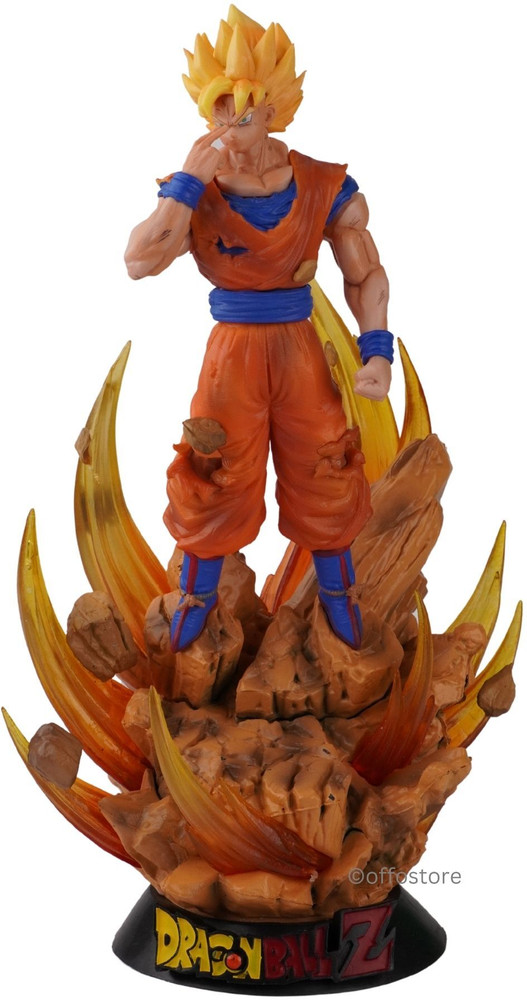 OFFO Dragon Ball Z Super Saiyan Goku Action Figure for Home Decors and  Study Table - Dragon Ball Z Super Saiyan Goku Action Figure for Home Decors  and Study Table . Buy