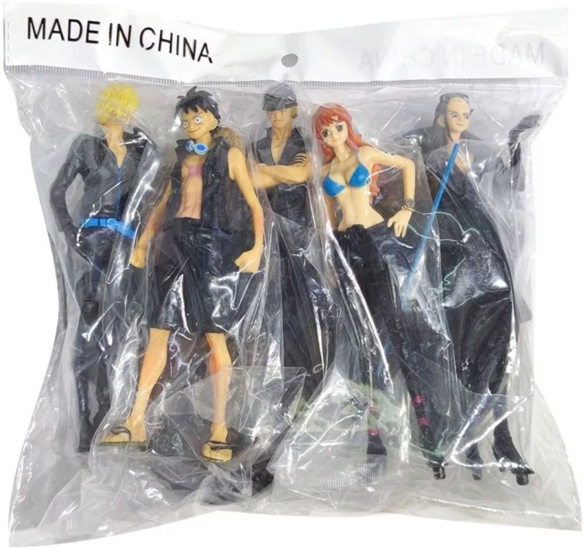 One Piece Gold theatrical version black Suit PVC Action Figure Figurine Toy  Gift