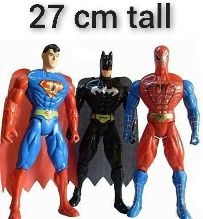 Plastic deals superhero figures