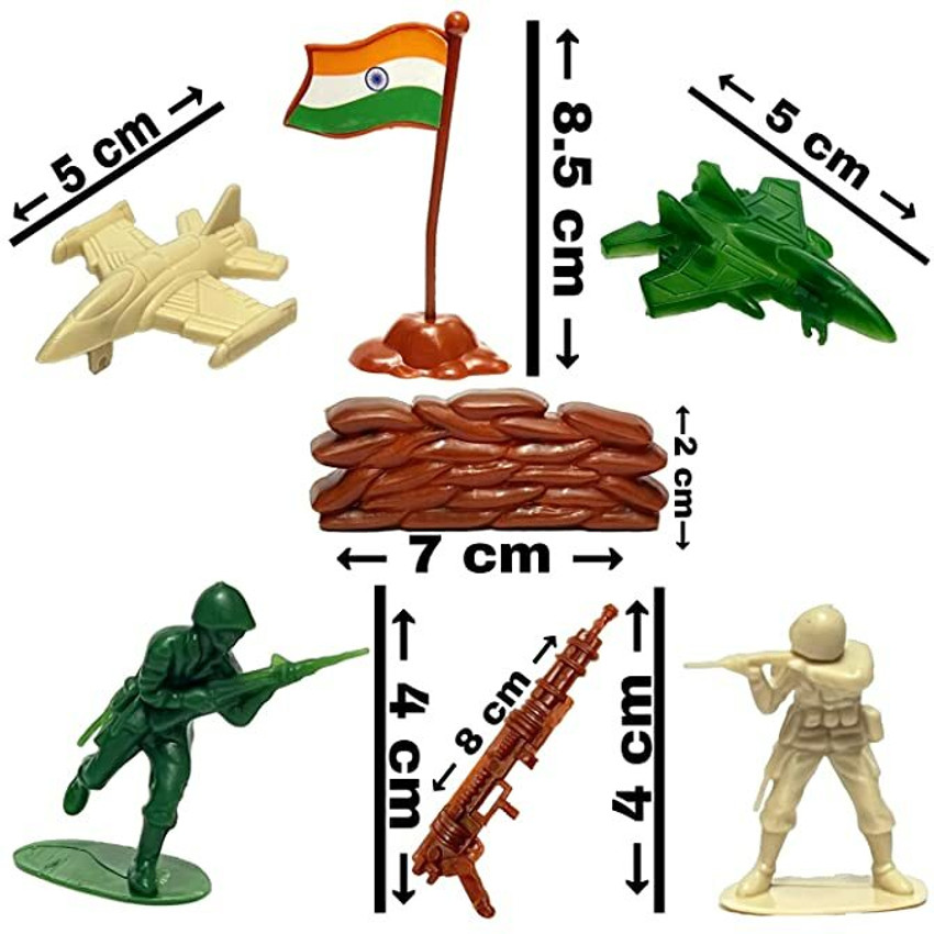 mini gifts Army Toy Set Military Toy Set for Kids with 52 Army
