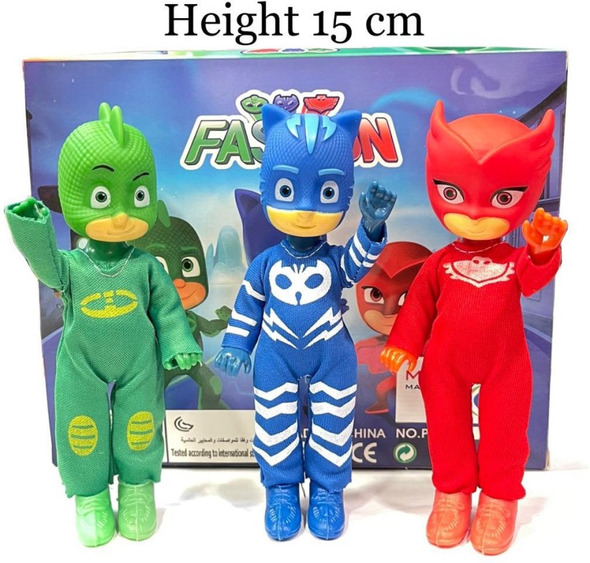 PJ Masks Collectible 5-Piece Figure Set,Catboy, Owlette, Gekko