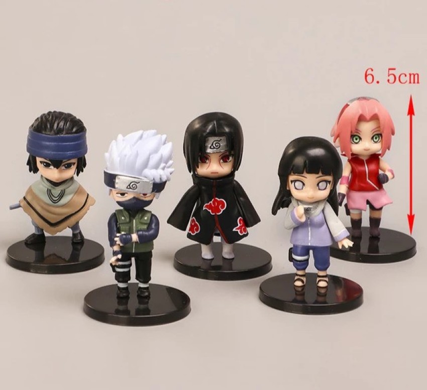 Kidsters 12 Pcs Naruto Anime Action Figure PVC Set Collectible Toy