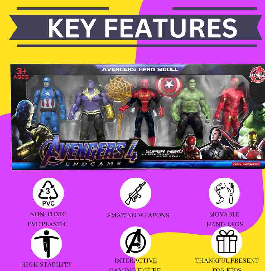 Avengers action sales figures set