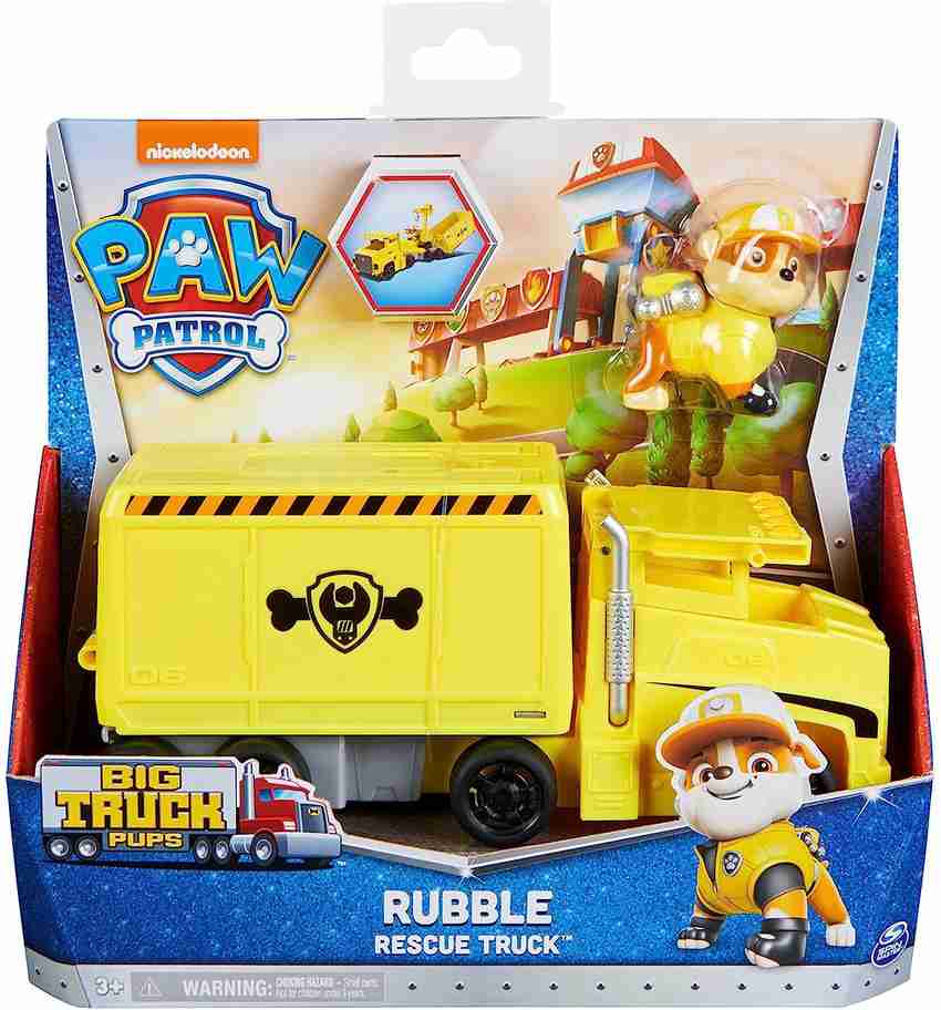 PAW PATROL Big Truck Pup s Rubble Transforming Toy For Kids 3