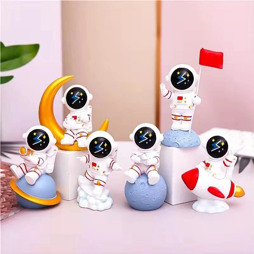kawaii kart Funky Space Astronaut Figures Set Of 6 Space Astronaut Toy Gift Size 8 cm Funky Space Astronaut Figures Set Of 6 Space Astronaut Toy Gift Size