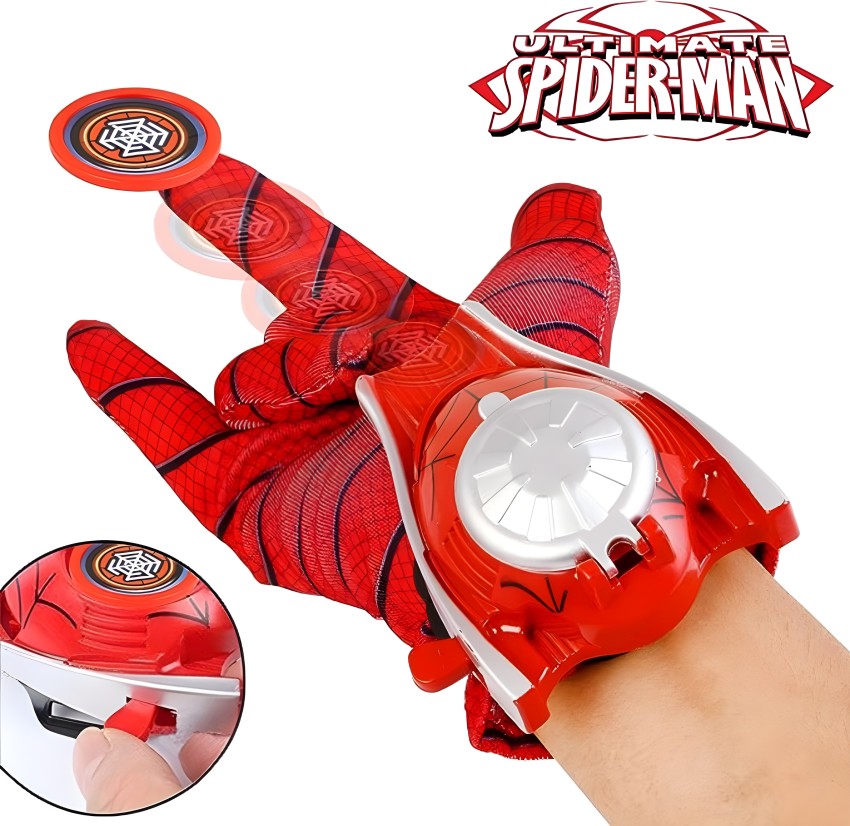 Buy eEdgestore Ultimate Spiderman Gloves With Disc Launcher Online