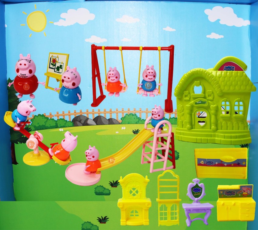 Peppa pig hot sale slide set