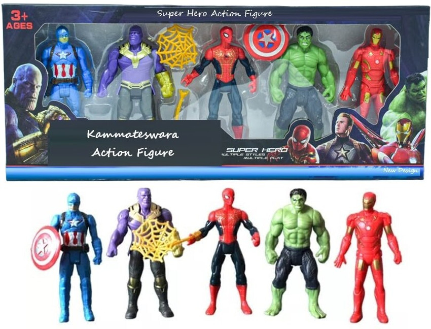 Marvel superhero action figure sale set