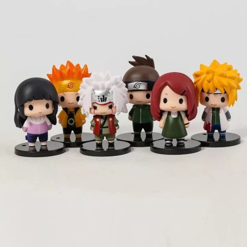 Kit 6 Mini Funko Pop Naruto C Montaria Bonecos Action Figure