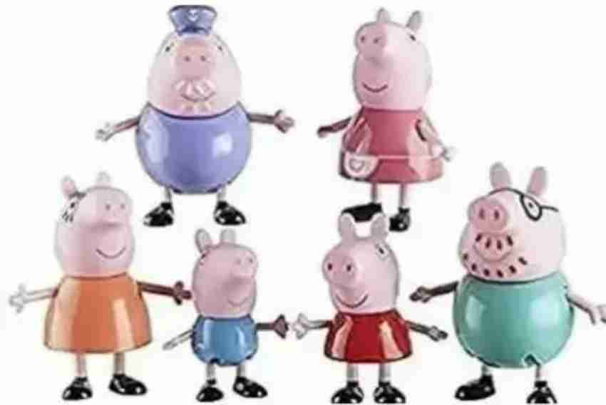 Pepstter Peppa Pig Family Best Toy for Children Pack of 6 Peppa