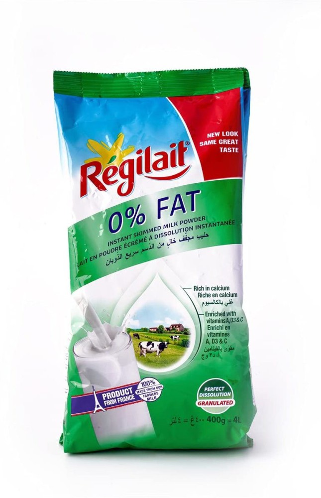 Aastha Regilait 0% Fat Instant Skimmed Milk Powder 400g - Regilait