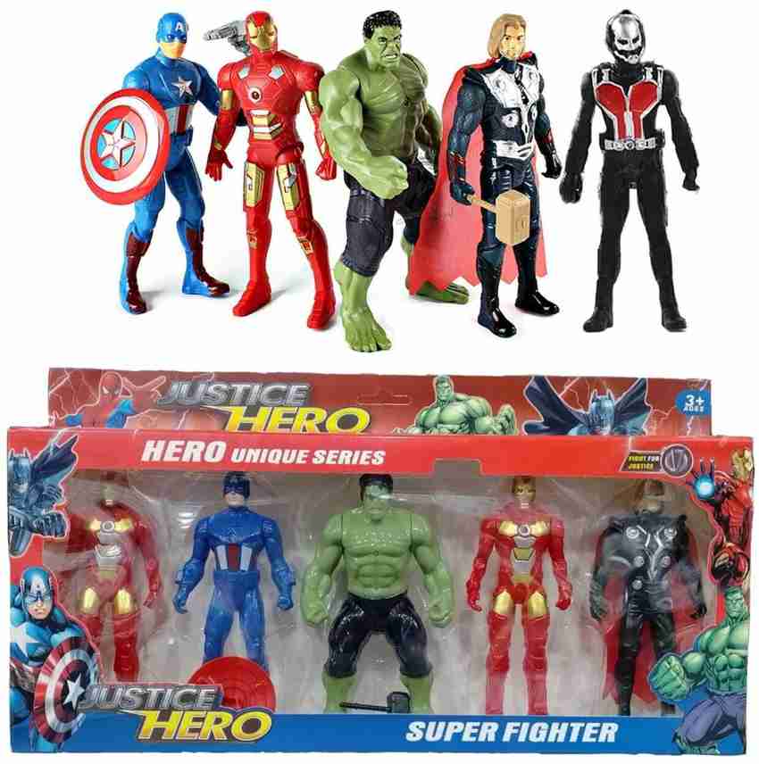 somesh gupta Avengers Toy Figures set HULK CAPTAIN AMERICA THOR