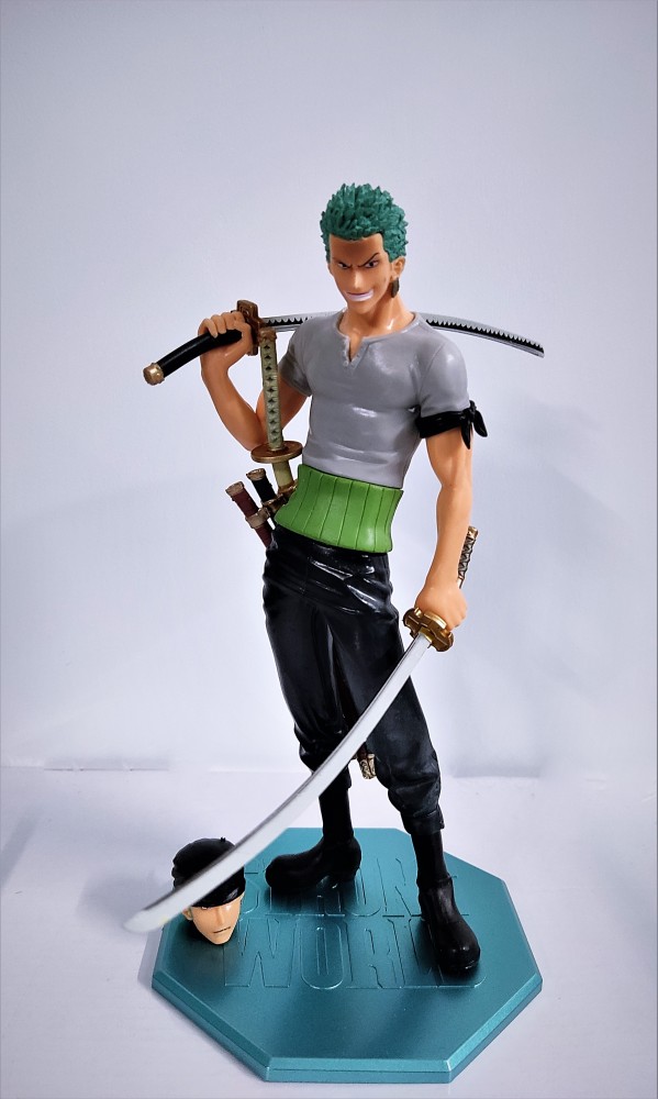 One Piece Anime Heroes Roronoa Zoro Figure Review! 