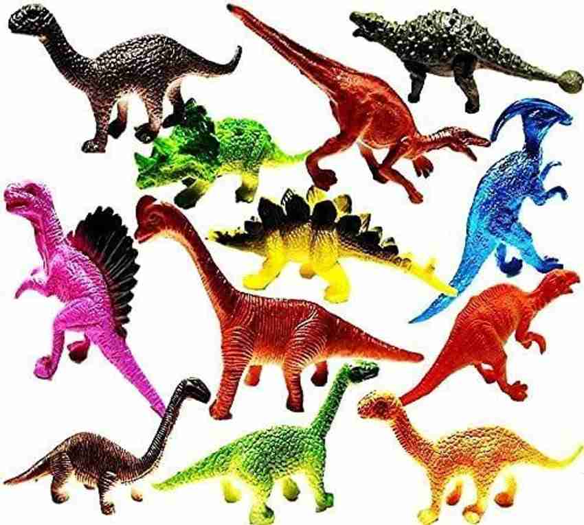 hinati Dinosaur Animals Toys for Kids Set of 12PCs Non Toxic