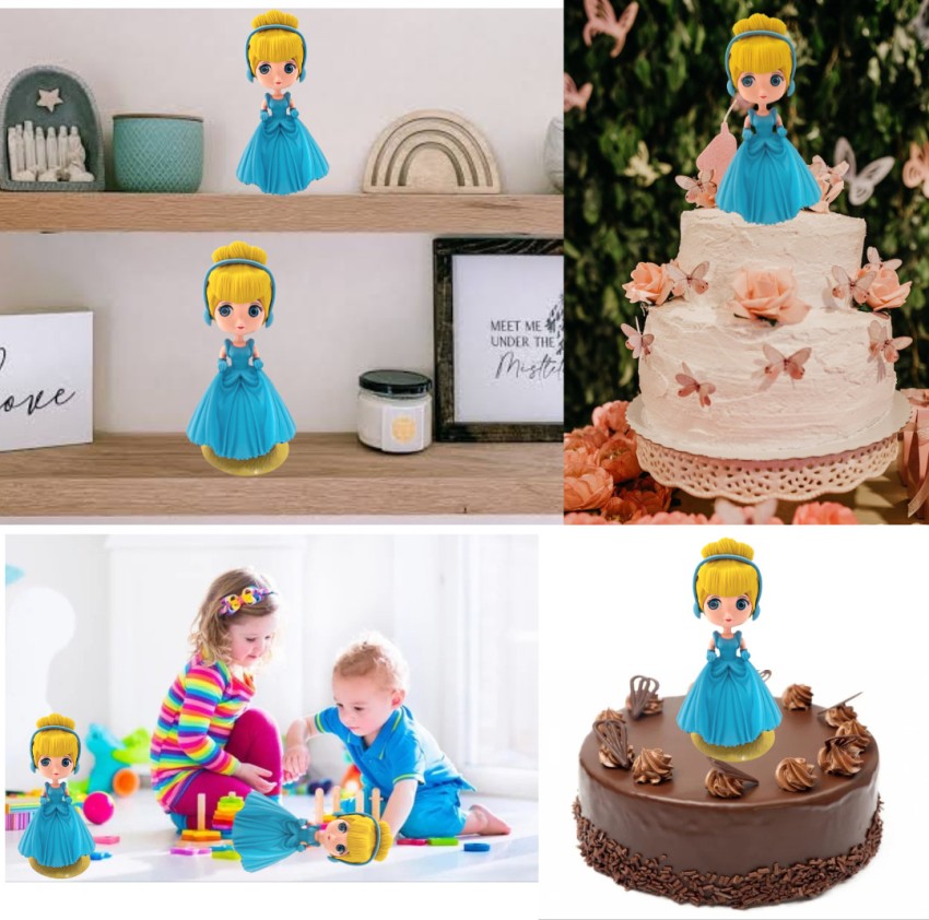 Amazon.com: 25pcs Cinderella Cake Decorations with 24pcs Cupcake Toppers,  1pcs Cinderella Cake Topper for Boys Girls Princess Cinderella Birthday  Party Supplies : Grocery & Gourmet Food