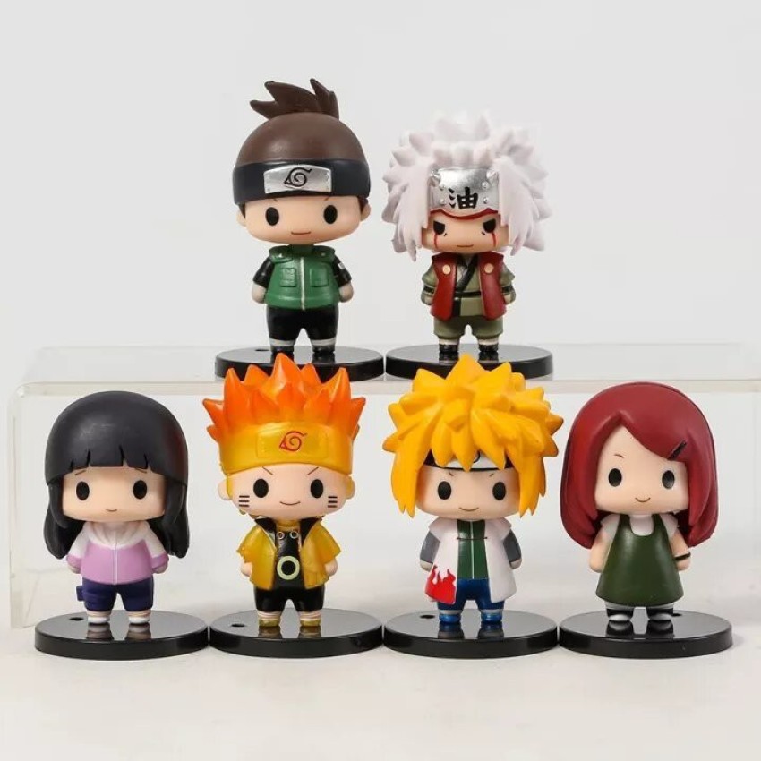 Kit 6 Mini Funko Pop Naruto C Montaria Bonecos Action Figure