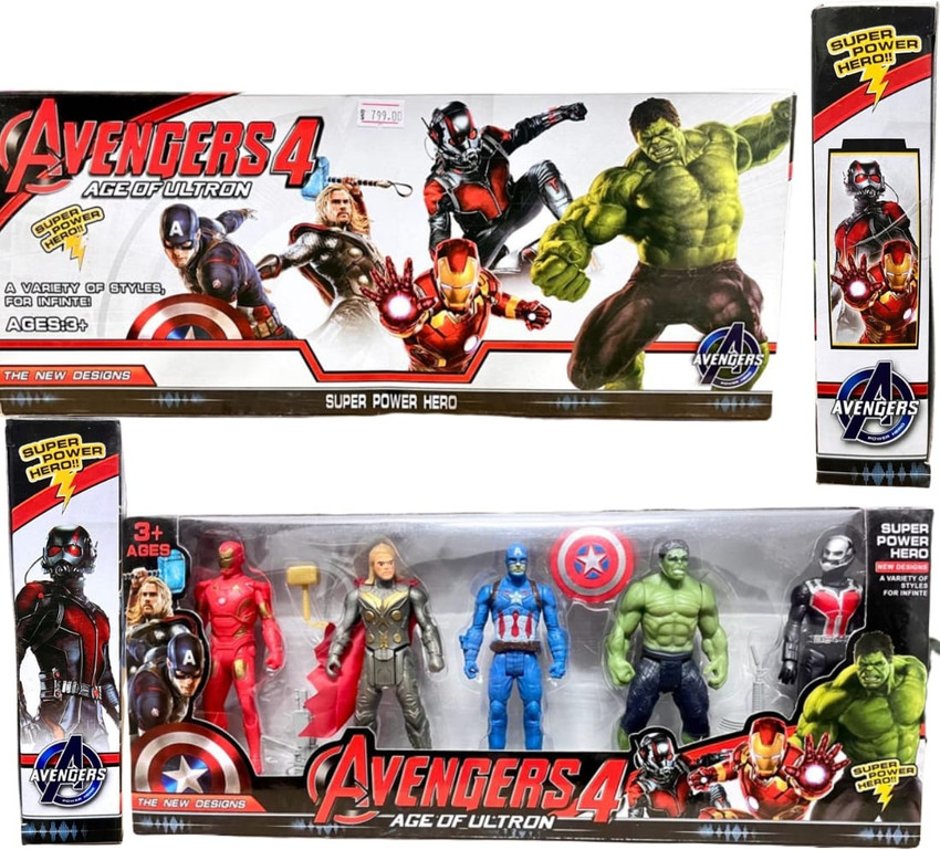 ibtraders NEW MARVEL AVENGERS ACTION FIGURE TOY SET FOR KIDS