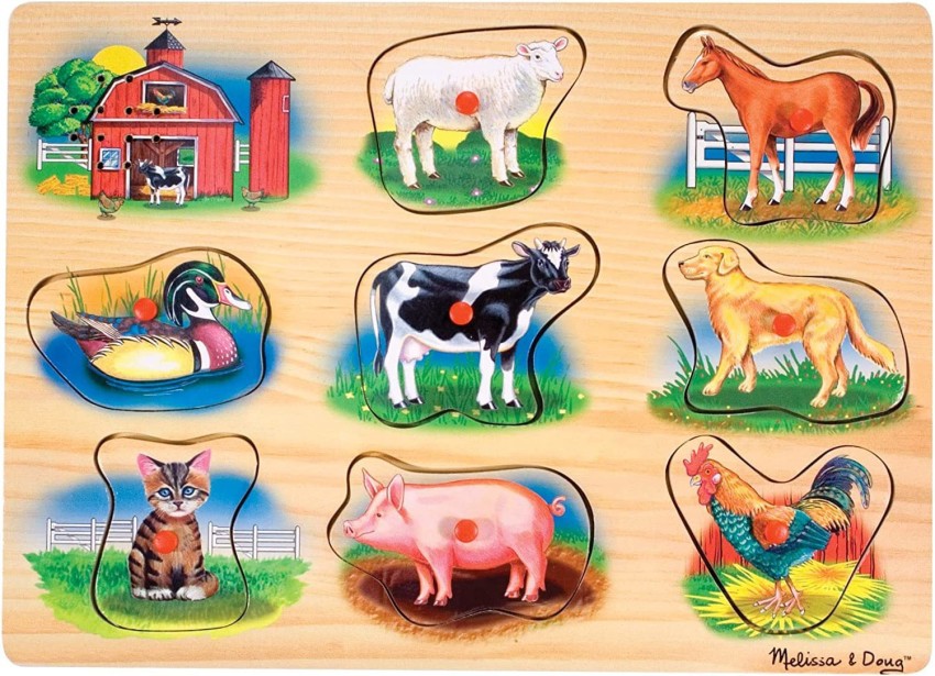 Melissa and doug sound puzzle sales farm