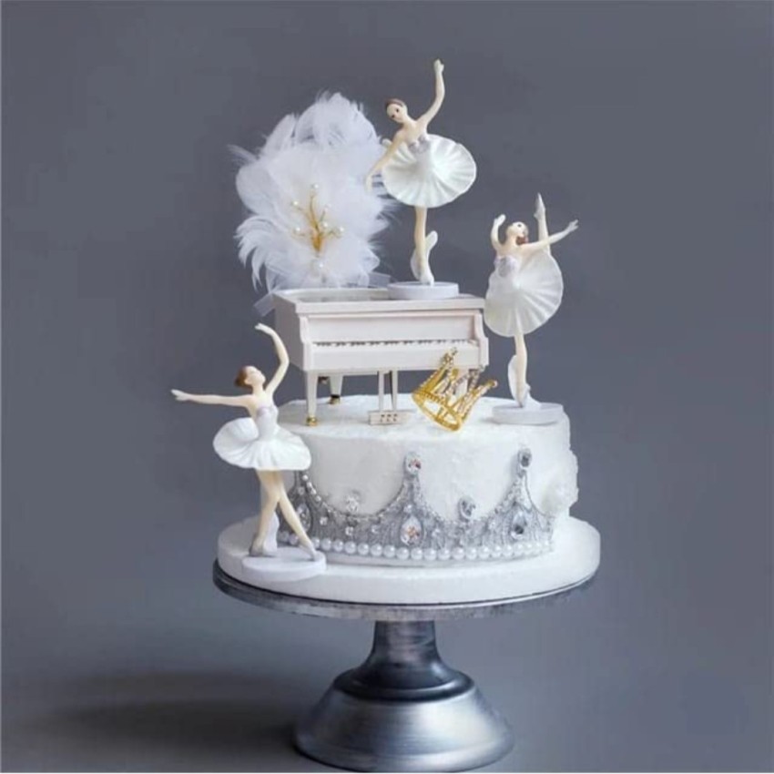 3pc Girls Ballet Cake Topper Dancing Girl Doll Decor Wedding Ballerina Birthday  Cake Decor Baby Girl 1st Happy Birthday Party - AliExpress