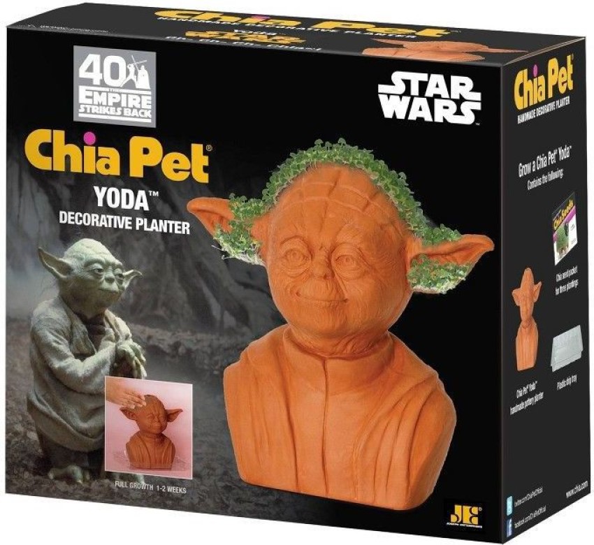 Chia Pet Planter- Yoda Head Star Wars Unique Home Decor