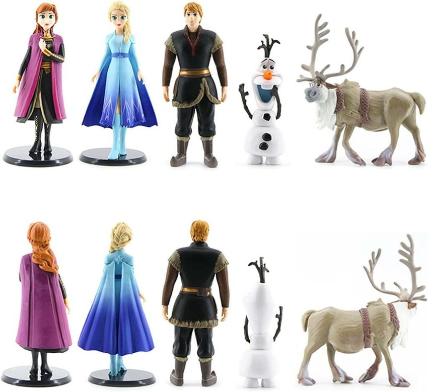 Mubco Frozen Snow Sisters & Friends Action Figure Doll Cake Toppers Model  Toy Gift Set - Frozen Snow Sisters & Friends Action Figure Doll Cake  Toppers Model Toy Gift Set . Buy