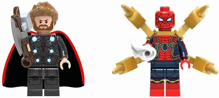 FOZZO SK New Thor Spider Man Tiny Toy Blocks Legoing Figures Avengers Movie Puzzle New Thor Spider Man Tiny Toy Blocks Legoing Figures Avengers Movie Puzzle Buy Thor