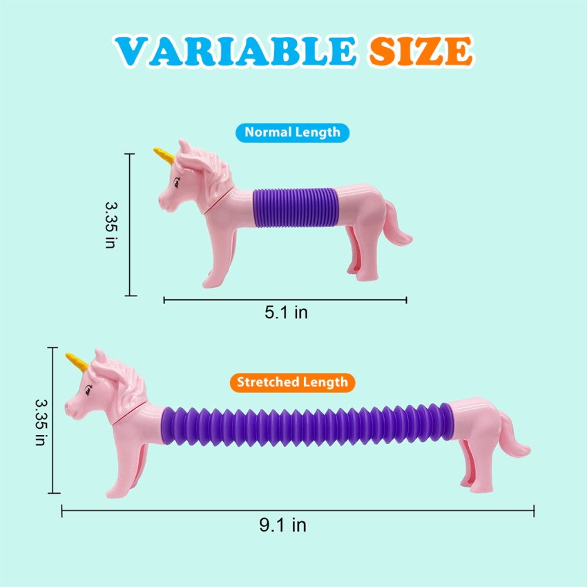 Stretch Transformable Pop Tube Spring Dog Sensory Fidget Toys