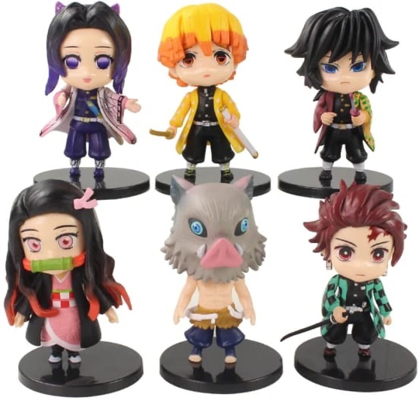 Abrar 6 piece set mix anime figure - 6 piece set mix anime figure